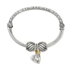 Brighton Forever In My Heart Charm Bangle Silver-Gold Online