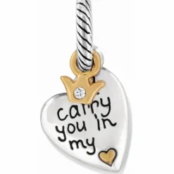 Brighton Forever In My Heart Charm Bangle Silver-Gold Online