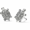 Brighton Fortune Turtles Mini Post Earrings Silver Best
