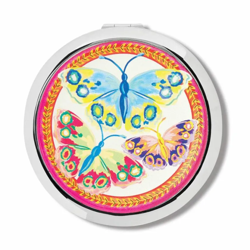 Brighton French Garden Travel Mirror Multi Clearance