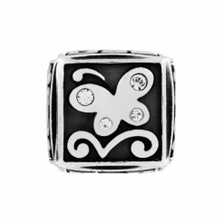 Brighton Friends Forever Cube Bead Silver Best