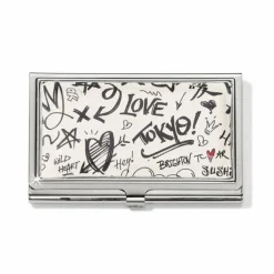 Brighton From Tokyo With Love Metal Card Case Multi Hot