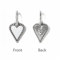 Brighton Full of Hearts Charm Bangle Silver-Pink Sale