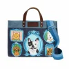 Brighton Fur Family East West Denim Denim Tote Multi Discount