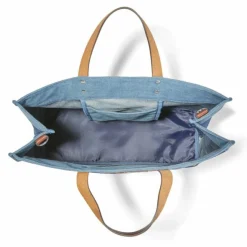 Brighton Fur Family East West Denim Denim Tote Multi Discount