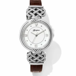 Brighton Galway Reversible Watch Brown-Black New