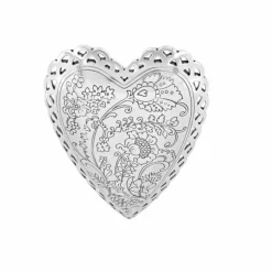 Brighton Garden Heart Trinket Tray Silver Sale