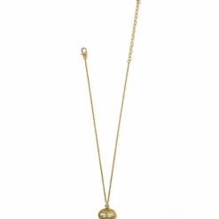 Brighton Garden's Splendour Bee Necklace Gold-Multi Discount