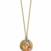 Brighton Garden's Splendour Butterfly Necklace Gold-Multi Online
