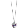Brighton Garden's Splendour Dragonfly Necklace Silver-Multi New