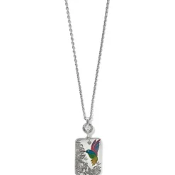 Brighton Garden's Splendour Hummingbird Necklace Silver-Multi Outlet
