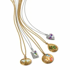 Brighton Garden's Splendour Hummingbird Necklace Silver-Multi Outlet