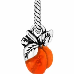 Brighton Georgia Charm Silver-Orange Hot