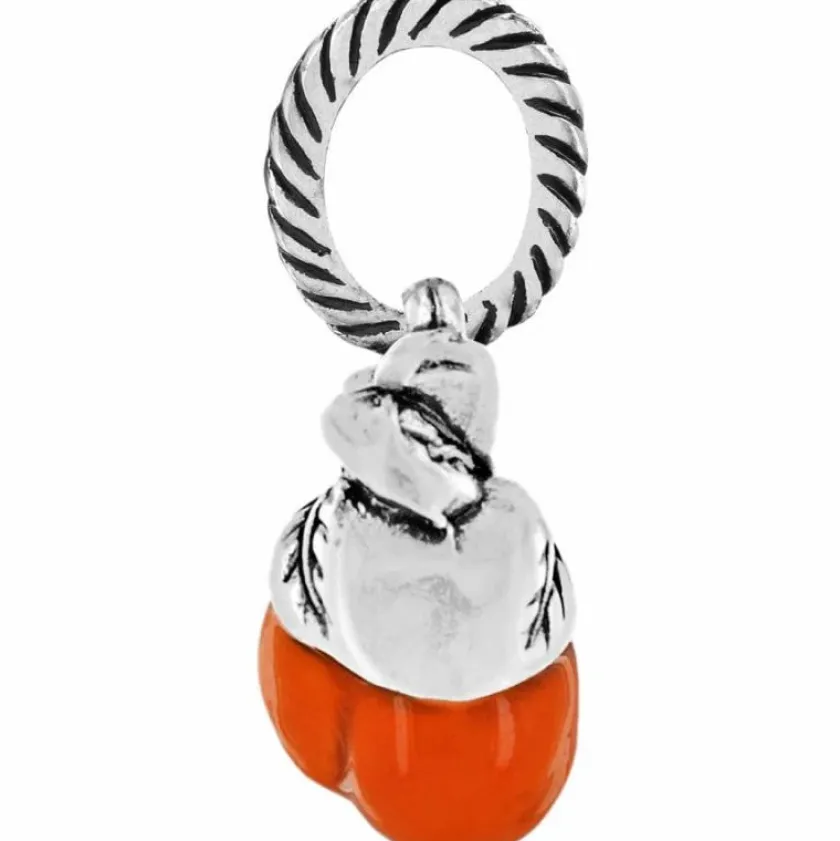 Brighton Georgia Charm Silver-Orange Hot