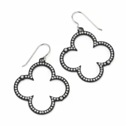 Brighton Girona At Night French Wire Earrings Black Sale