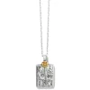 Brighton Give Love Flower Necklace Silver-Gold Fashion