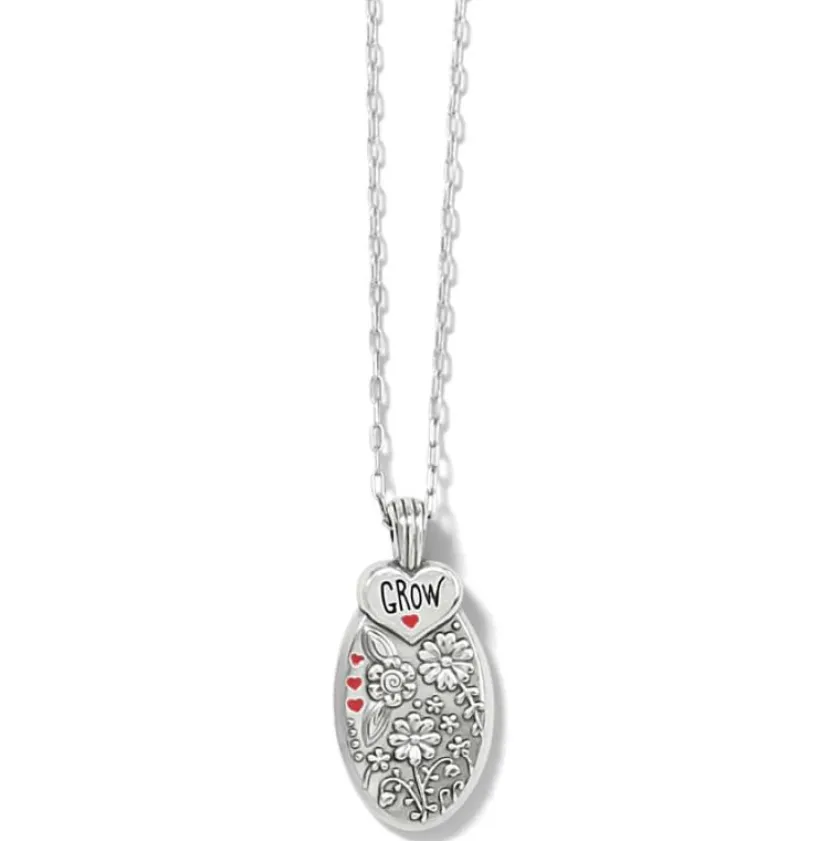 Brighton Give Love Grow Necklace Silver Outlet