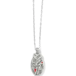 Brighton Give Love Grow Necklace Silver Outlet