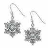 Brighton Glint Snowflake French Wire Earrings Silver Online