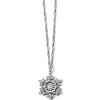 Brighton Glint Snowflake Necklace Silver Online