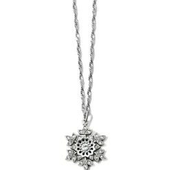 Brighton Glint Snowflake Necklace Silver Online
