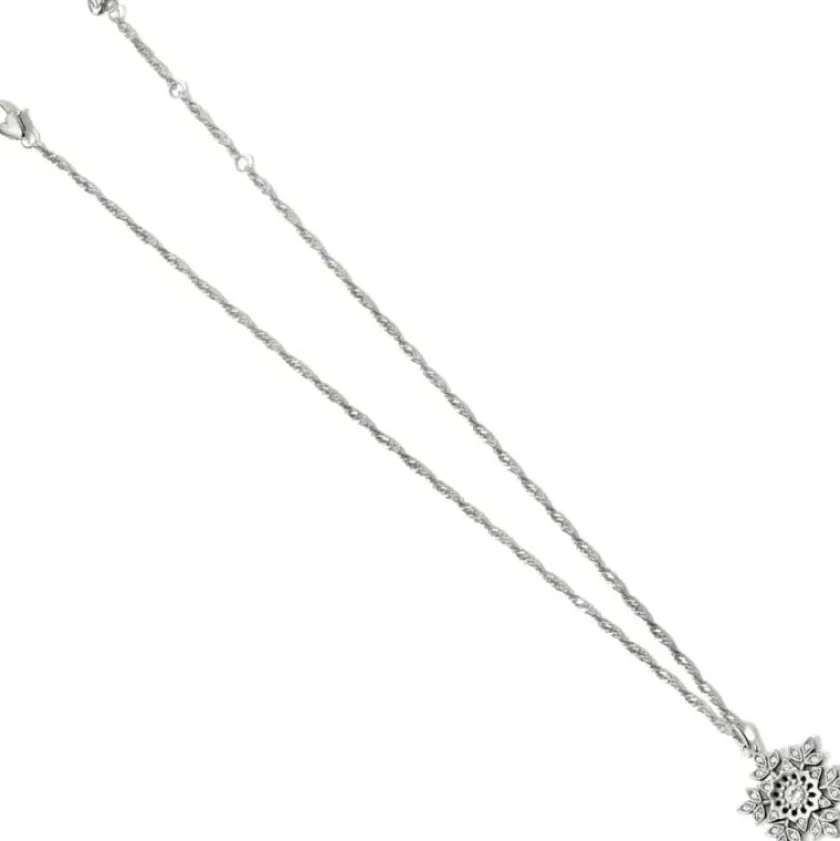 Brighton Glint Snowflake Necklace Silver Online
