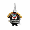 Brighton Gobbler Turkey Charm Silver-Multi Fashion