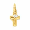Brighton Easter Lily Cross Charm Gold Sale