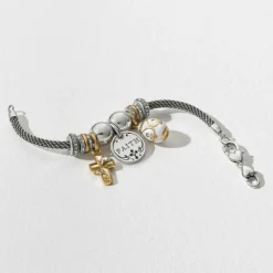 Brighton Easter Lily Cross Charm Gold Sale