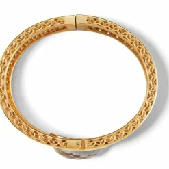 Brighton Golden Moon Hinged Bangle BrushedGold Clearance