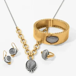 Brighton Golden Moon Ring Gold-Grey Outlet