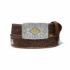 Brighton Goldfield Belt Brown New