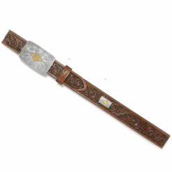 Brighton Goldfield Belt Brown New