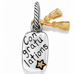 Brighton Graduation Charm Silver-Gold Discount