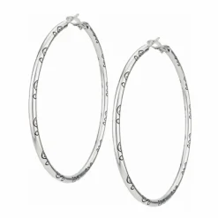 Brighton Grande Hoop Charm Earrings Outlet