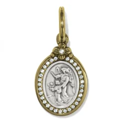 Brighton Guardian Angel Charm Silver-Gold Online