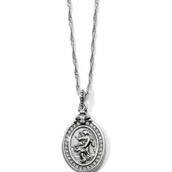 Brighton Guardian Angel Petite Necklace Silver New