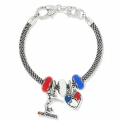 Brighton Gymastics Love Charm Bracelet Red-White-Blue Online