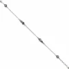 Brighton Halo Anklet Silver-Tanzanite Fashion