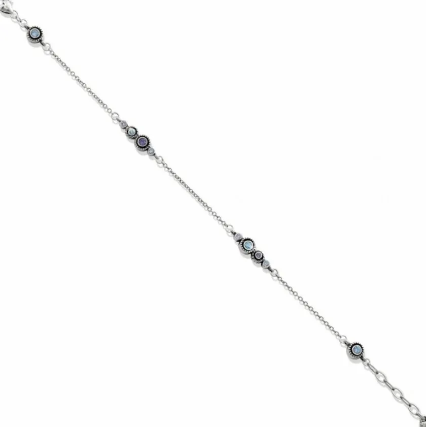 Brighton Halo Anklet Silver-Tanzanite Fashion
