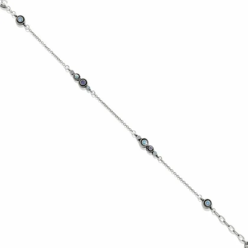 Brighton Halo Anklet Silver-Tanzanite Fashion