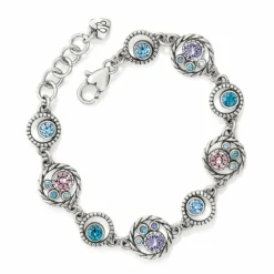Brighton Halo Bracelet Silver-Tanzanite Best