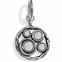 Brighton Halo Charm Silver-Tanzanite Clearance