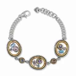 Brighton Halo Gem Bracelet Silver-Multi Fashion