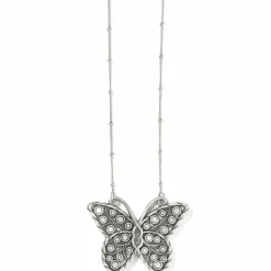 Brighton Halo Gems Monarch Necklace Silver-Multi Online