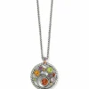 Brighton Halo Gems Necklace Silver-Multi Sale