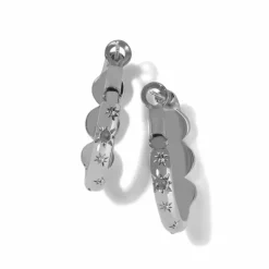 Brighton Halo Gems Trio Hoop Earrings Silver-Multi Best