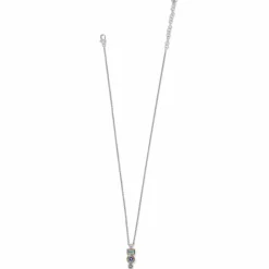 Brighton Halo Gleam Drop Necklace Silver-Multi Online