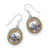 Brighton Halo Gleam French Wire Earrings Silver-Multi Fashion