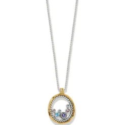 Brighton Halo Gleam Necklace Silver-Multi Best